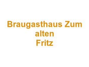 Braugasthaus Zum alten Fritz Logo