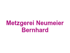 Metzgerei Neumeier Bernhard Logo
