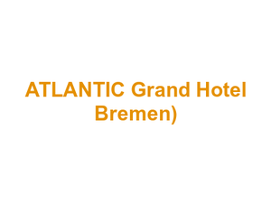 Restaurant alto (im ATLANTIC Grand Hotel Bremen) Logo