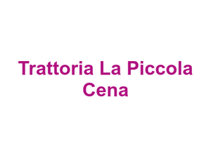 Trattoria La Piccola Cena Logo