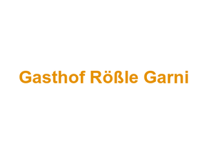 Gasthof Rößle Garni Logo