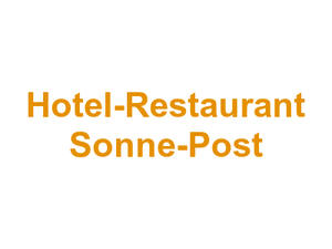 Hotel-Restaurant Sonne-Post Logo
