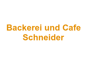 Backerei und Cafe Schneider Logo