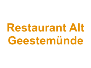 Restaurant Alt Geestemünde Logo