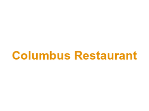 Columbus Restaurant Logo
