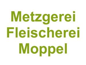 Metzgerei Fleischerei Moppel Logo