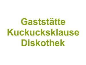 Gaststätte Kuckucksklause Diskothek Logo