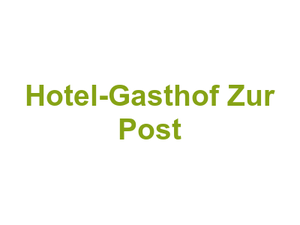 Hotel-Gasthof Zur Post Logo