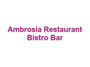 Ambrosia Restaurant Bistro Bar Logo