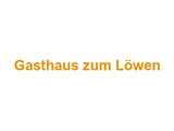 Gasthaus zum Löwen Logo