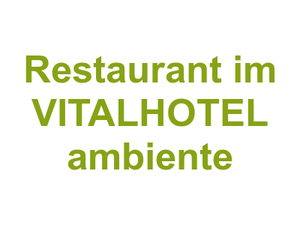 Restaurant im VITALHOTEL ambiente Logo