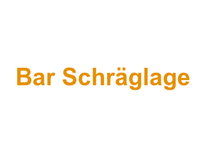 Bar Schräglage Logo