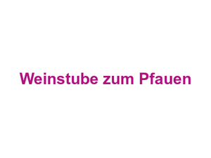 Weinstube zum Pfauen Logo