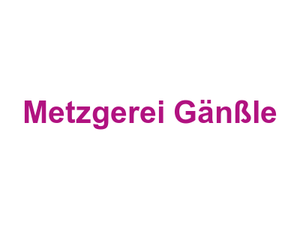 Metzgerei Gänßle Logo
