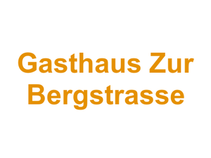 Gasthaus Zur Bergstrasse Logo