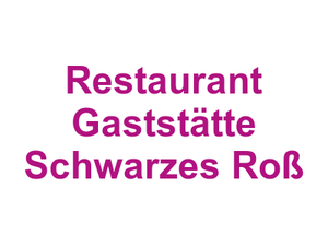Restaurant Gaststätte Schwarzes Roß Logo