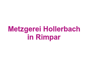 Metzgerei Hollerbach in Rimpar Logo