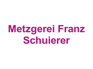 Metzgerei Franz Schuierer Logo