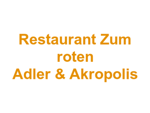 Restaurant "Zum roten Adler" & "Akropolis" Logo