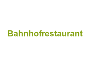 Bahnhofrestaurant Logo