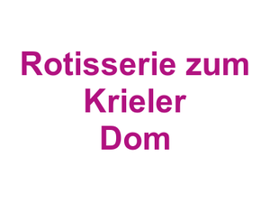 Rotisserie zum Krieler Dom Logo