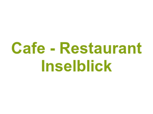 Cafe - Restaurant Inselblick Logo