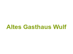 Altes Gasthaus Wulf Logo