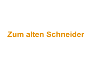Zum alten Schneider Logo