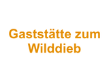Gaststätte zum Wilddieb Logo