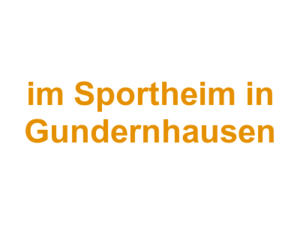 Restaurant & Biergarten im Sportheim in Gundernhausen Logo
