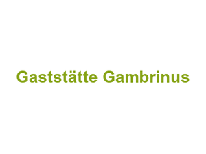Gaststätte Gambrinus Logo