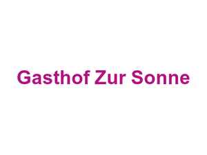 Gasthof Zur Sonne Logo