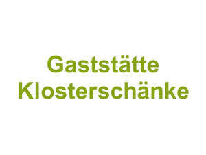Gaststätte Klosterschänke Logo