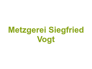Metzgerei Siegfried Vogt Logo