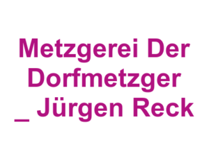 Metzgerei Der Dorfmetzger _ Jürgen Reck Logo