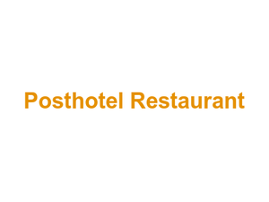 Posthotel Restaurant Logo