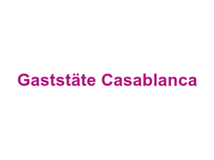 Gaststäte Casablanca Logo
