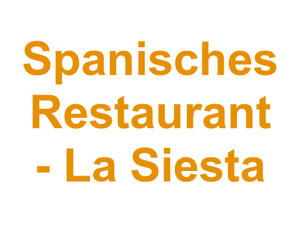 Spanisches Restaurant - La Siesta Logo