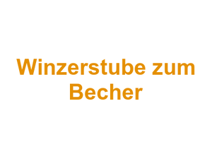 Winzerstube zum Becher Logo
