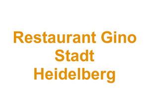 Restaurant Gino Stadt Heidelberg Logo