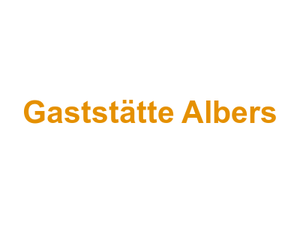 Gaststätte Albers Logo