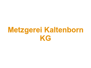 Metzgerei Kaltenborn KG Logo