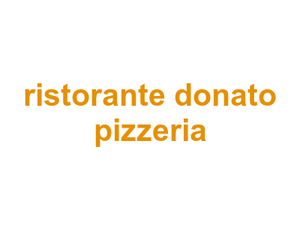 ristorante donato pizzeria Logo