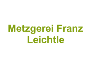 Metzgerei Franz Leichtle Logo