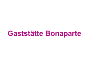 Gaststätte Bonaparte Logo