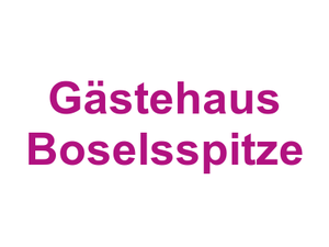 Gästehaus Boselsspitze Logo