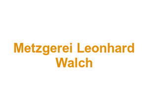 Metzgerei Leonhard Walch Logo