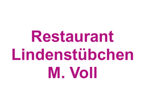 Restaurant Lindenstübchen M. Voll Logo