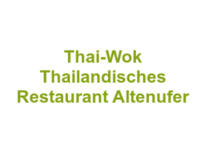 Thai-Wok Thailandisches Restaurant Altenufer Logo
