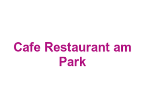 Cafe Restaurant am Park Logo